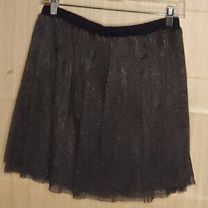 Crewcuts Girls Navy Gold Shimmer Elastic Waist Tutu Skirt XL